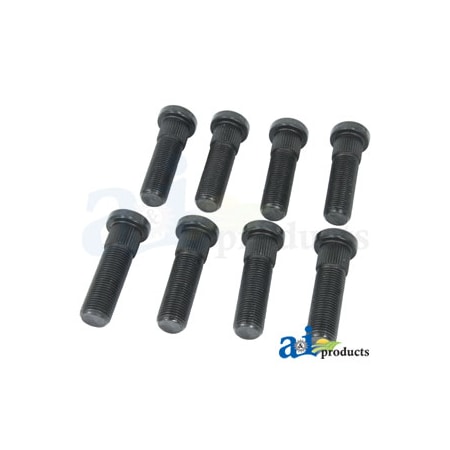 A & I Products Stud Bolt 5/8"x2 1/2"  5" x8" x3" A-SD58